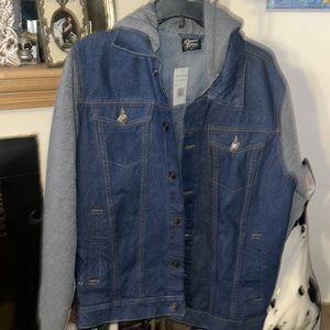 BLOWOUT SALE ⭐️ Original Deluxe Jean and Jersey Knit Jacket NWT